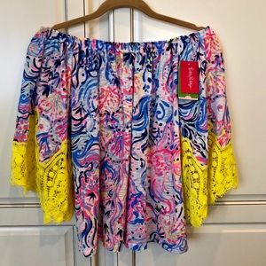 Lilly Pulitzer Zaylee top in So Sofishticated